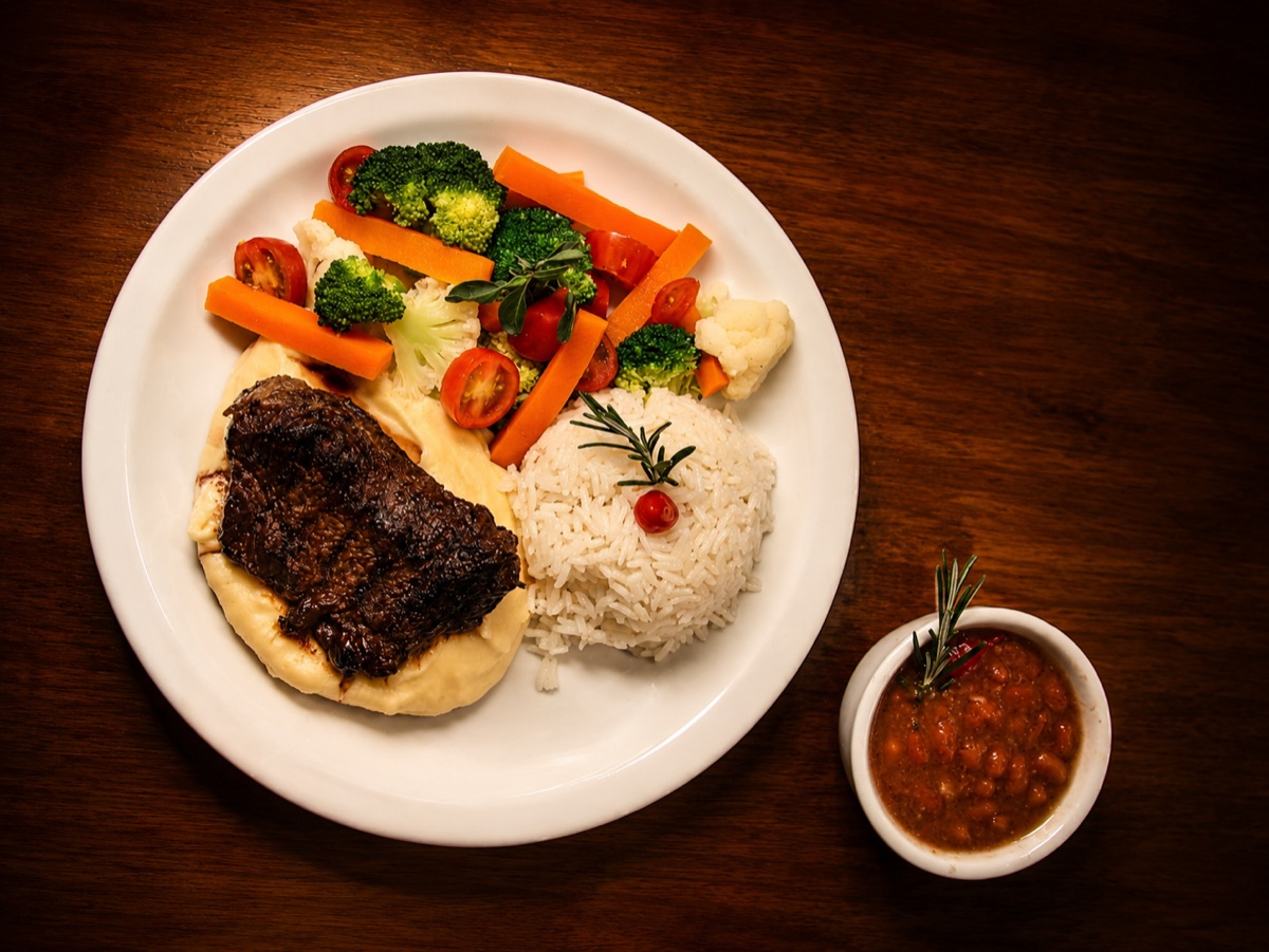 Carne flatlay vertical